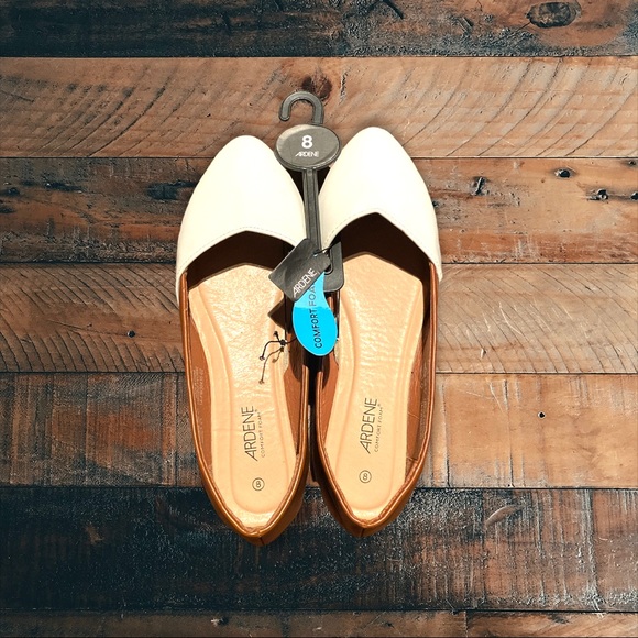 ARDENE COLOR BLOCK POINTY FLATS - Picture 3 of 3